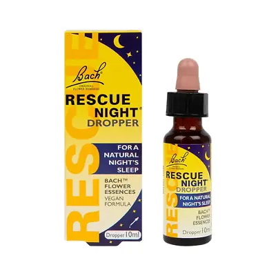 3 X Nelsons - Bach - Rescue Night Remedy Dropper - 10ml • £22.99