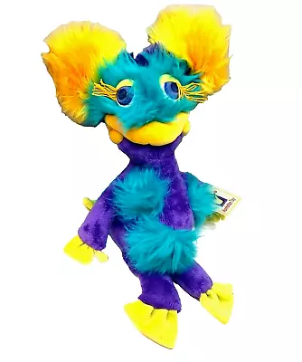 Manhattan Toy Galoompagalots Noni Monster Plush Stuffed Animal Yellow Purple 16” • $19