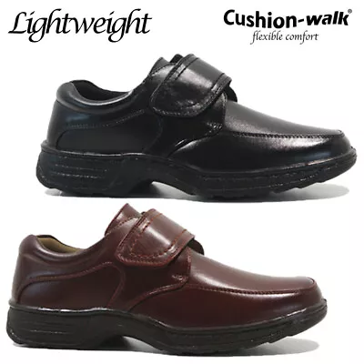 Mens Wide Fit Walking Shoes Driving Orthopaedic Easy Touch Comfort Casual Size • £18.95