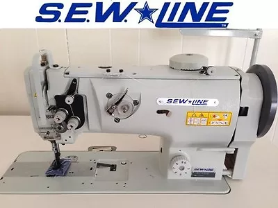 Sewline Sl 1508 New Lg Vert Bobbin  Walking Foot Servo Industrial Sewing Machine • $1999