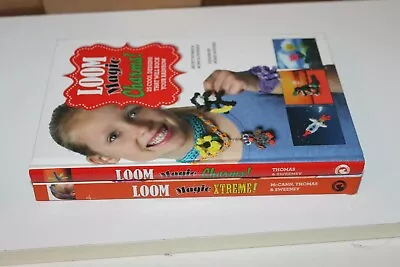 Loom Magic Charms Xtreme! 2 Hardcover Books Loom Arts & Crafts Designs • $12.99