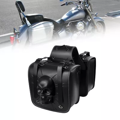 Motorcycle Bag Tool Side Bag Fit For Yamaha Virago XV125 XV250 Route66 • $49.20