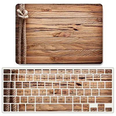 Wood Grain Case For MacBook Air 15 With M2 : A2941 Hard Case With Keyboard Cover • $25.99