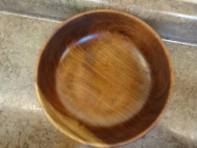 Vtg Oregon Myrtlewood Hand Turned Bowl 8  X 3” Hand Turned Natural Beauty • $24