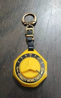 Vintage Parking Meter Timer Swiss Made Yellow Keychain • $39.99