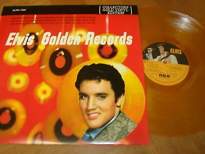 £24.99 • Buy ELVIS PRESLEY Canadian 12  LP  Golden Records  Special Gold Vinyl Pressing