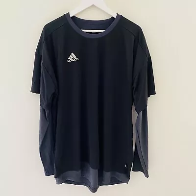 Adidas Climalite Tango Compression Long Sleeve Sports Shirt / Size XL - Aus Post • $33.90