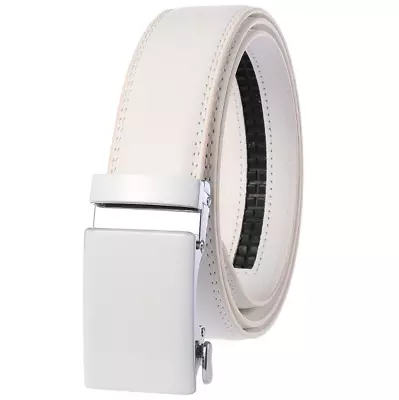 Microfiber Leather Men's Ratchet Belt Belts For Men Adjustable Automatic Buckle • $11.89