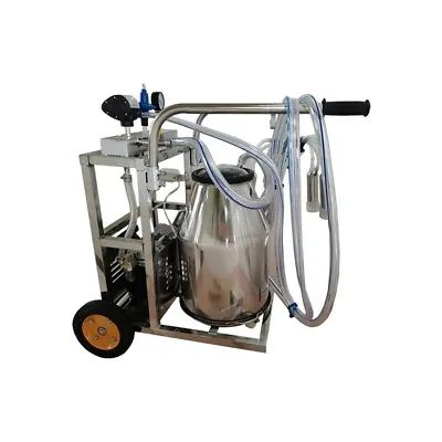 PreAsion 25L Cow Milking Machine Goat Milker With Oil-free Vacuum Pump 304 Stain • $500.65