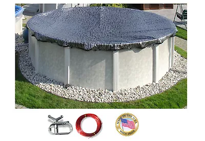 HPI Enviro Mesh Above Ground Round Swimming Pool Winter Cover - 8 YR Warranty • $174.94