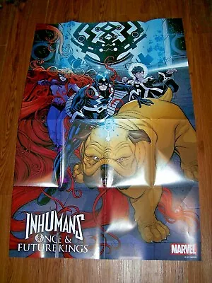 Inhumans Once And Future Kings Promo Poster 24  X 36  Marvel 2017 Nick Bradshaw • $12.50