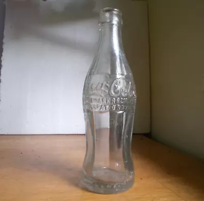 Clear Patd Nov.16 1915 Mobile Ala Script Coca Cola Hobbleskirt Coke Bottle • $42