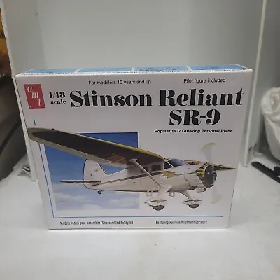 $15 • Buy AMT  STINSON RELIANT SR-9 1937 Gullwing Model Kit * Sealed Parts