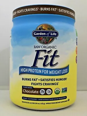 $31.91 • Buy Raw Organic Fit Chocolate Garden Of Life 16.04 Oz High Protein For Weight Loss