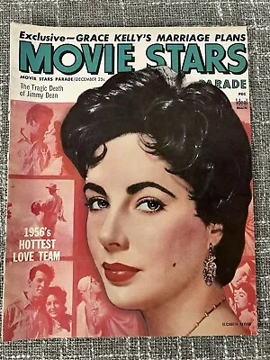1955 Movie Stars Parade Magazine Elizabeth Taylor Cover Ads Vintage December • $20.19