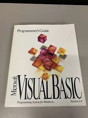 Microsoft Visual Basic 3.0 Version  - Programmer’s Guide (Paperback 1993) • $14.20