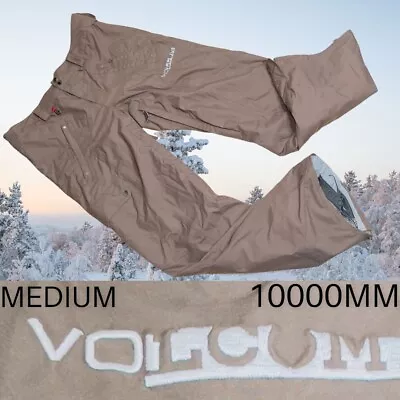 Men’s Volcom Fluorite Insulated Pant Slightly Removed Thermonite M Brown  • $85