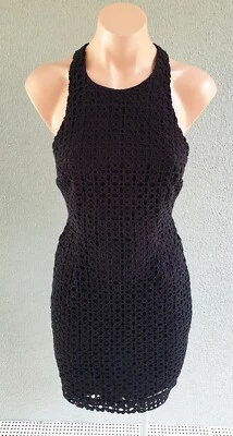 $75.90 • Buy ❤️ BNWT TIGERLILY Party Lace Pencil Dress Black Size 6 Buy7=FreePost L067