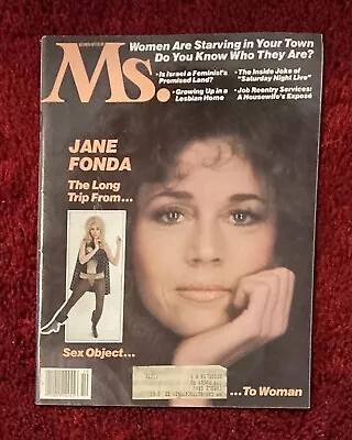 Ms. Magazine October 1977 Jane Fonda Saturday Night Live Gilda Radner • $9.99