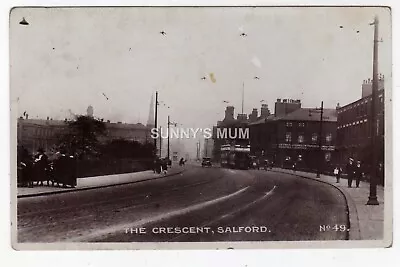 Lancashire Salford The Crescent Trams Rp • £15