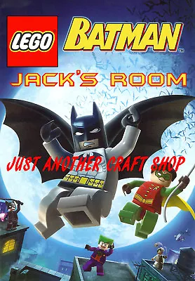 Lego Batman A3 Size Poster Personalised With Your Child's Name Or Custom Message • $16.89