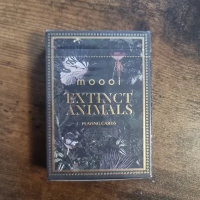 Extinct Animals Theory11 Playing Cards New & Sealed Moooi Limited Edition Deck • $34.85