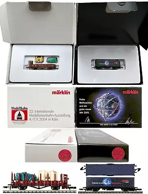 $39.95 • Buy Marklin Z Scale M/M S321 & S322  2 COLLECTOR  Freight Cars   Cardboard Boxes  C9