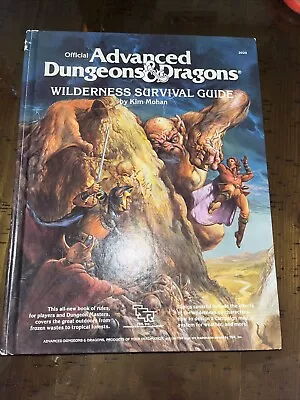 Vintage 1986 Advanced Dungeons & Dragons Wilderness Survival Guide Kim Mohan • $19.95