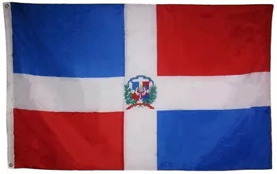 3x5 Dominican Republic Premium Quality Fade Resistant Flag Banner Grommets 100D • $9.88