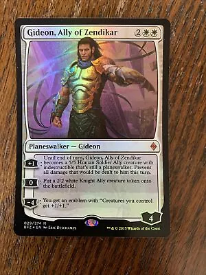 MTG Gideon Ally Of Zendikar Battle For Zendikar 029/274 Foil Promo • £5.99