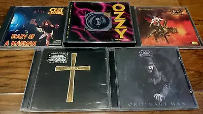 Ozzy Osbourne Cd Lot Diary Madman Ultimate Sin Live Loud Ozzman Ordinary Man • $24