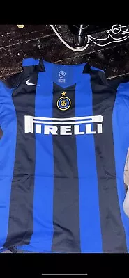 Inter Milan 2004/ 2005 Home Shirt Vintage Retro Small • £50