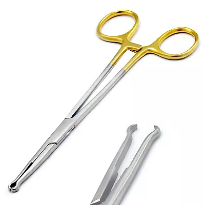 Vasectomy Fixation Clamp Ring Forceps 5.5'' Gold Handle Surgical Instruments • $8.05