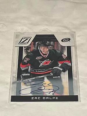 2010-11 Zenith /999 Zac Dalpe #201 Rookie Auto RC • $0.99