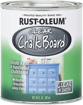 Rust-Oleum Chalkboard Brush-On Paint 30 Oz Clear - 284469  • $17.99