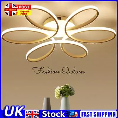 Modern Flower Flush Mount Lamp Chandelier For Living Room Bedroom (B) UK • £16.59