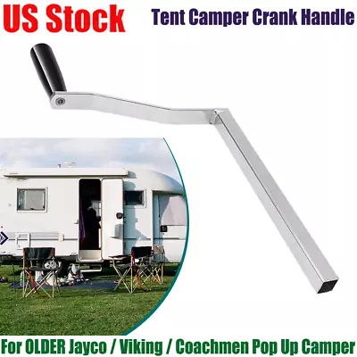 Tent Camper Crank Handle For OLDER Jayco / Viking / Coachmen Pop Up Camper US • $28.79