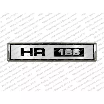 #2091 Custom Car Badge Holden Hr 186 Suit Interior Gift Idea! • $37