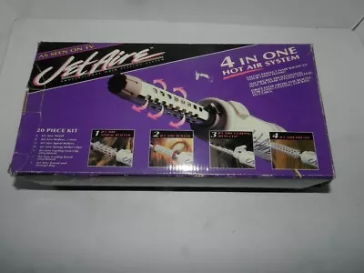 Vtg Jet Aire 4 In 1 Hair Styling Hot Air System Curling Iron With Box! • $89.99