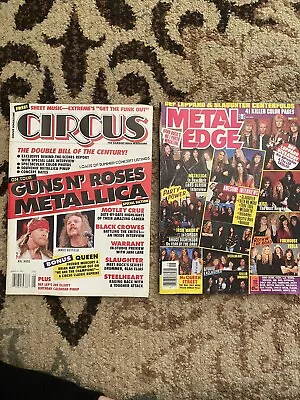 1992 Metal Edge Magazine N Circus • $10