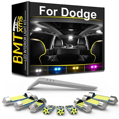 LED Interior Lights Pack For Dodge Challenger Charger Durango Magnum Ram +Tool • $13.24