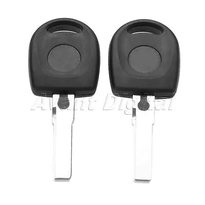 2Pcs Remote Key ID48 Chip HU66/HAA Uncut Blade Fit For  Golf 1998-2004 • $9.06