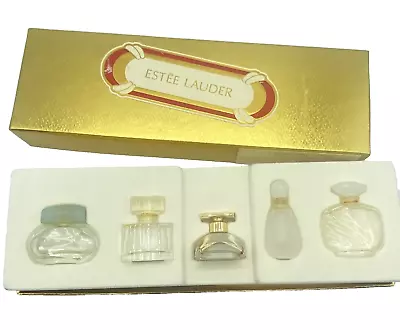 Vintage Estee Lauder Small Wonders Perfume Collection Mini Set Travel Empty READ • $15.95