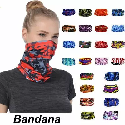 Head Face Neck Cover Sunshade Collar Gaiter Tube Bandana Headwear Dustproof 1 PC • $9.99