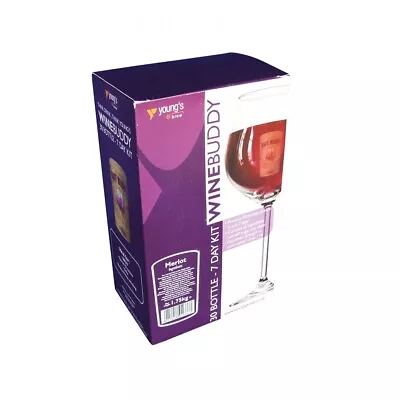 Winebuddy 30 Bottle Winemaking Refill - Merlot Ingredient Kit - 7 Day • £24.10