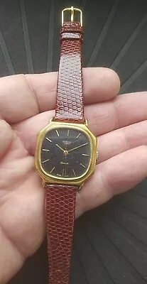 £103.38 • Buy Breil Botticelli Placc. Gold And Leather Watch Strap Of Lizard, Watch Quartz