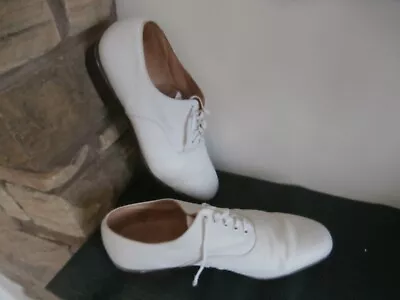 £20 • Buy Mens Original Sanders White Canvas Lace-up Shoes Uk Size 12. Us Military Uniform