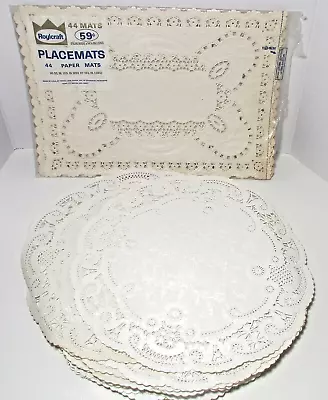Lot Of 70 Vintage Paper Lace Placemats • $14.99