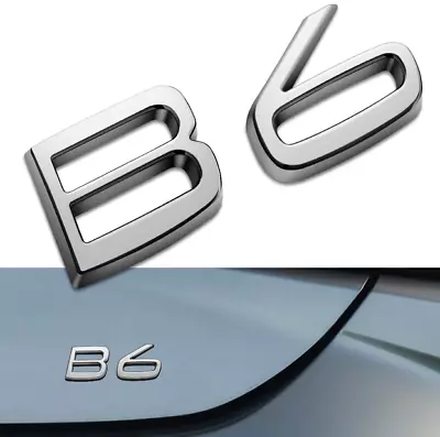 For VOLVO B6 Bright Silver Rear Boot Trunk Emblem Sticker Letter Badge • $15.95