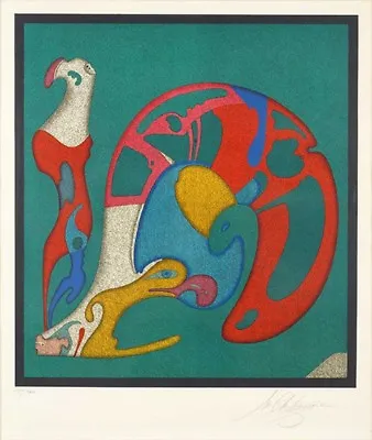 MIHAIL CHEMIAKIN Escargot Snails Original Lithograph Hand Signed Art Artwork • $950